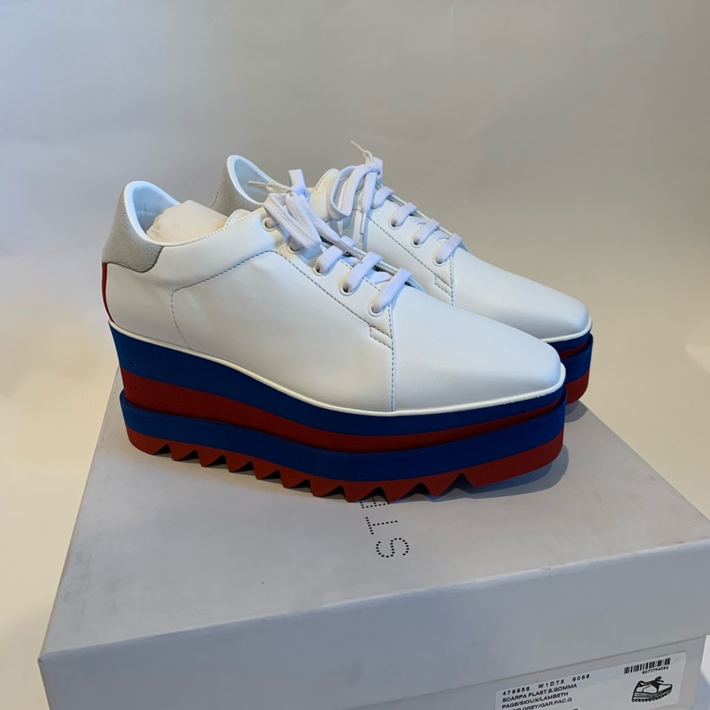 Stella McCartney Women's Elyse Platform Sneakers - Picture 6 of 9